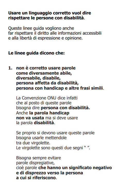 Disabilità Le Parole Giuste Sostegno Scuola Secondaria Di Ii Grado 0259